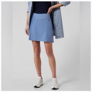 Athleta soho skort Skirt Blue Size 12 Golf Pickleball Tennis Pockets NWOT